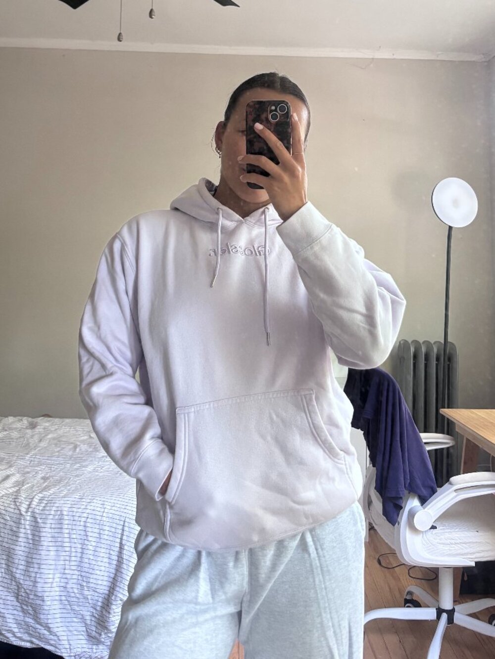 Glossier Purple Hoodie